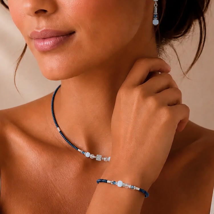 Браслет Coeur de Lion Light Blue-Silver 3048/30-0741