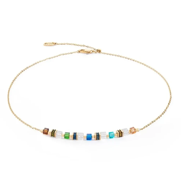 Колье Coeur de Lion Multicolour Gold 5076/10-1516