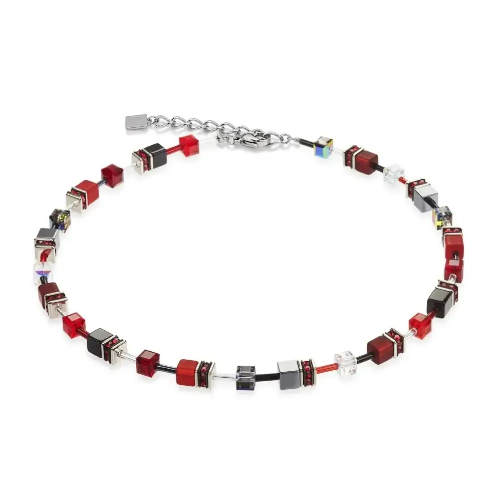 Колье Coeur de Lion Red-Grey 4014/10-0312 