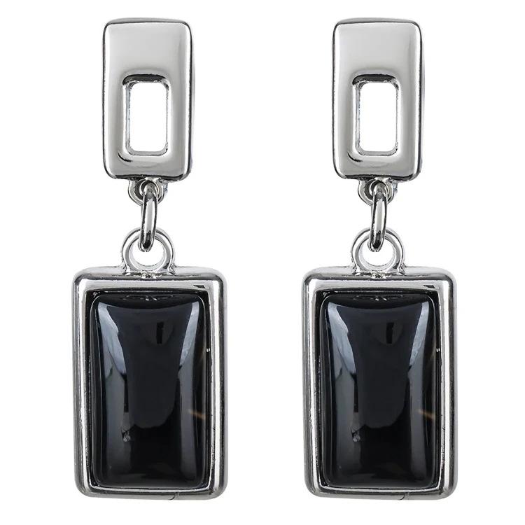 Серьги Possebon Agata Preto A0418.4 S