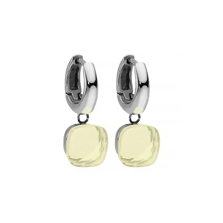 Серьги Qudo Firenze Powder Yellow 300324 BW/S