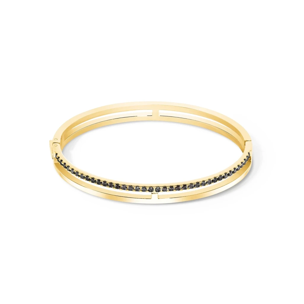 Браслет Coeur de Lion Black-Gold 0136/32-1316 17