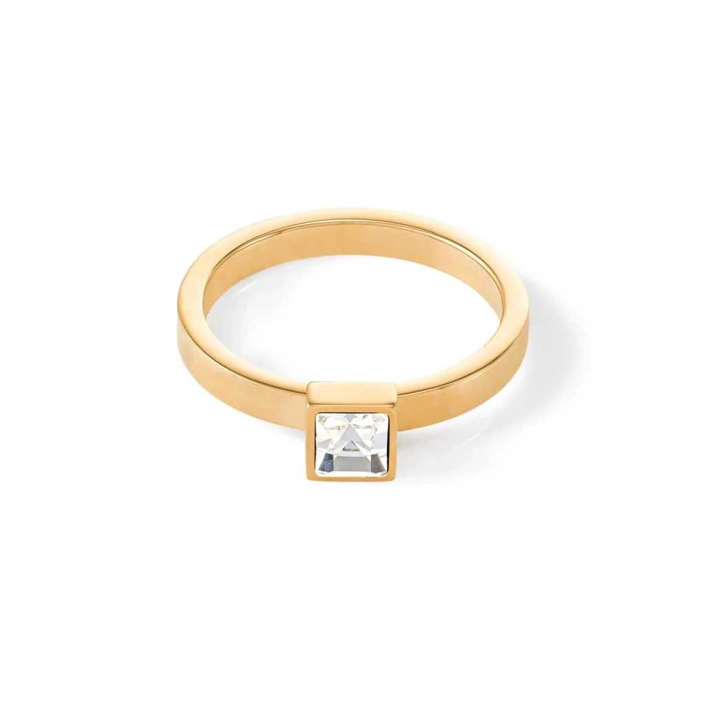 Кольцо Coeur de Lion Crystal-Gold 17.2 мм 0501/40-1816 54