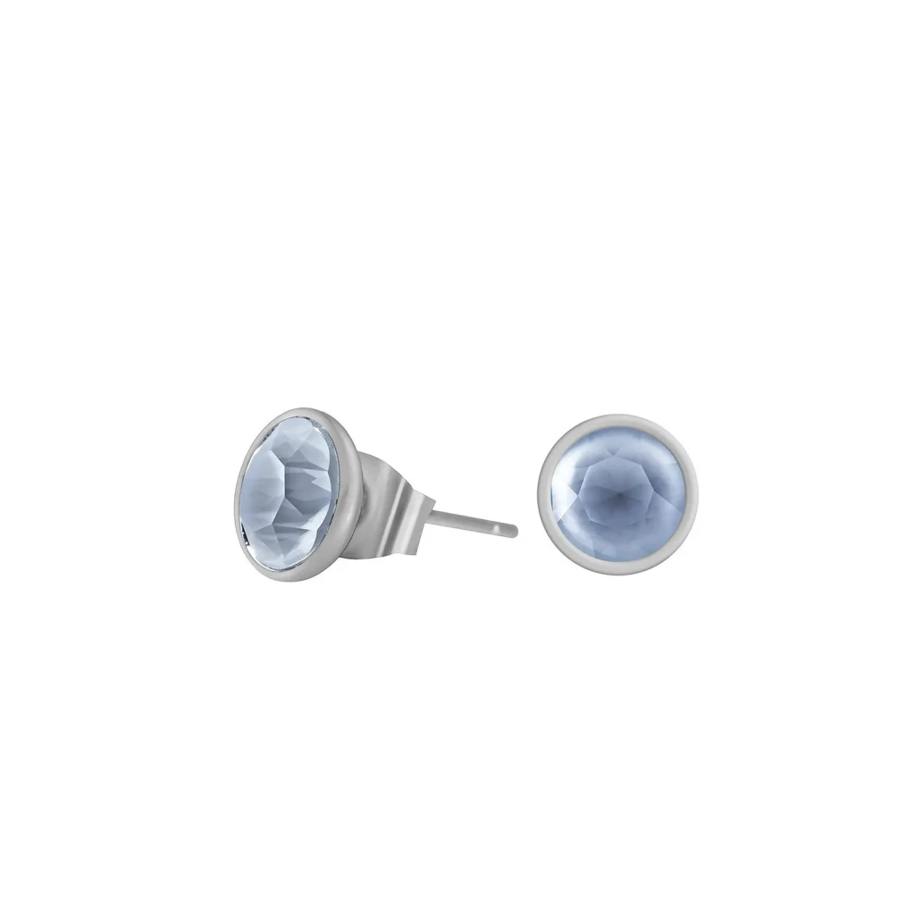 Fiore Luna Пусеты Powder Blue SWE298 PB S