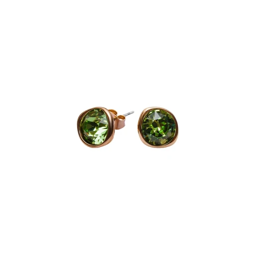 Fiore Luna Пусеты Chrysolite A1909.16 G/RG