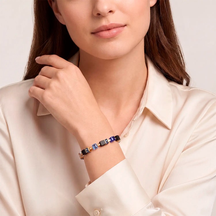Браслет Coeur de Lion Black-Blue 3043/30-1307
