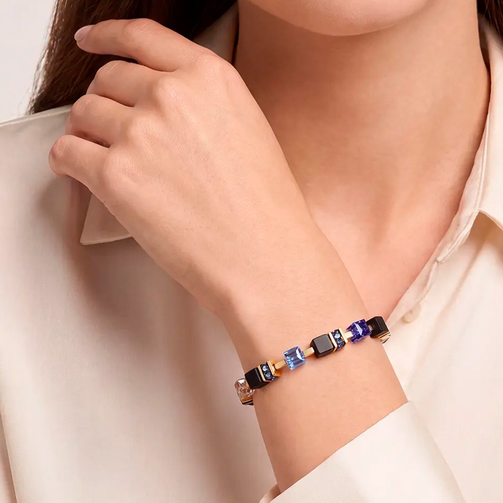 Браслет Coeur de Lion Black-Blue 3043/30-1307