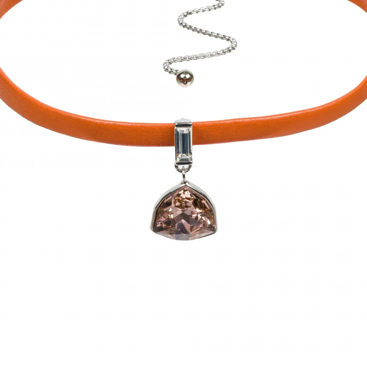 Колье Fiore Luna Vintage Rose / Orange Leather B2110SW-N06.5 R/S