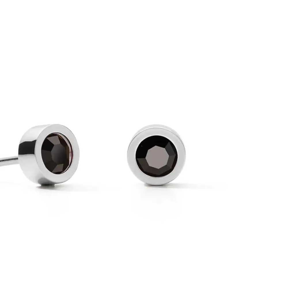 Пусеты Coeur de Lion Black-Silver 0227/21-1317