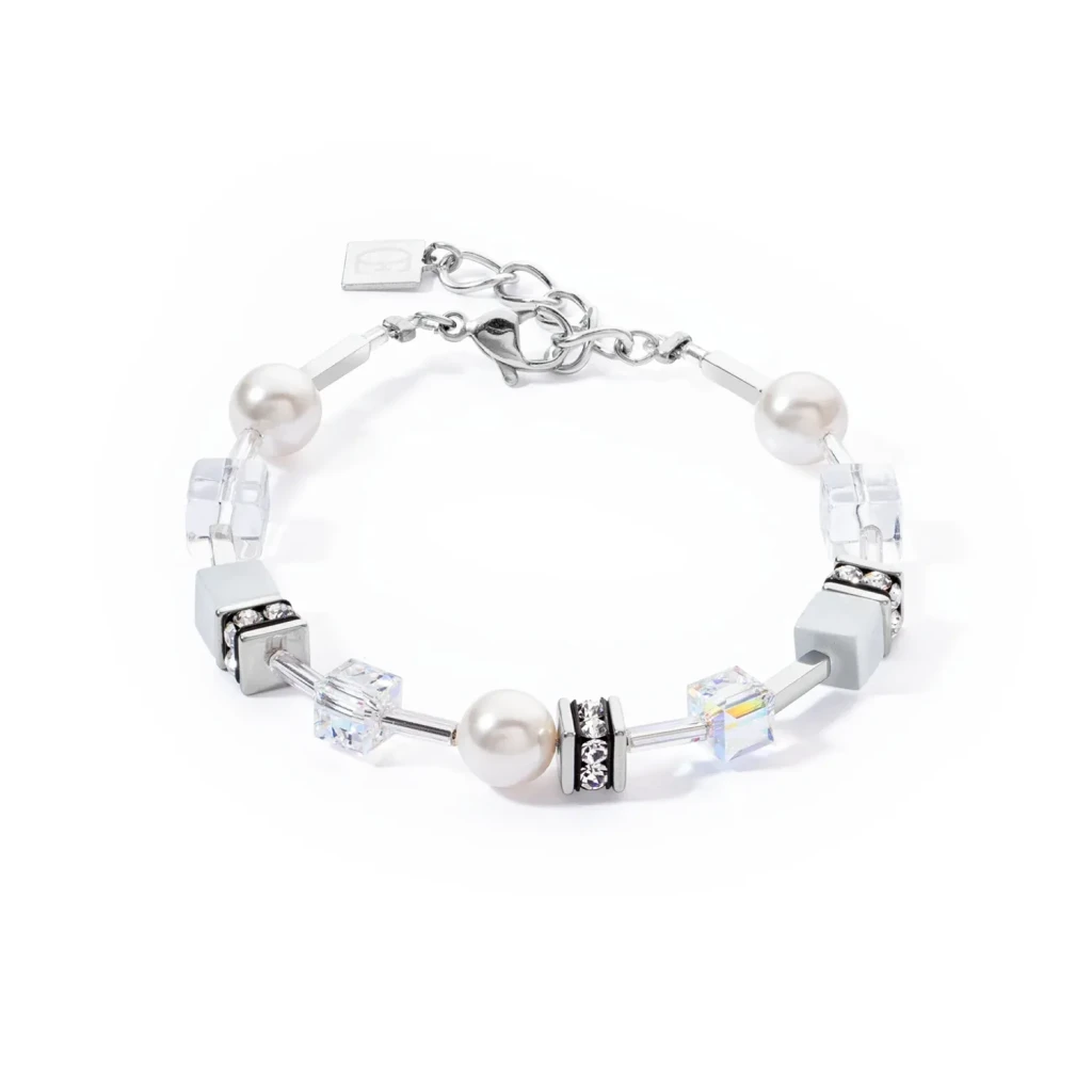 Браслет Coeur de Lion White-Silver 4081/30-1417
