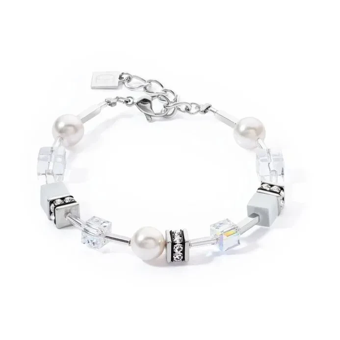 Браслет Coeur de Lion White-Silver 4081/30-1417