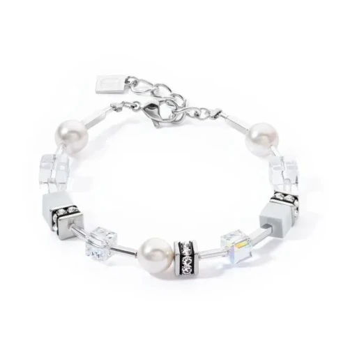 Браслет Coeur de Lion White-Silver 4081/30-1417