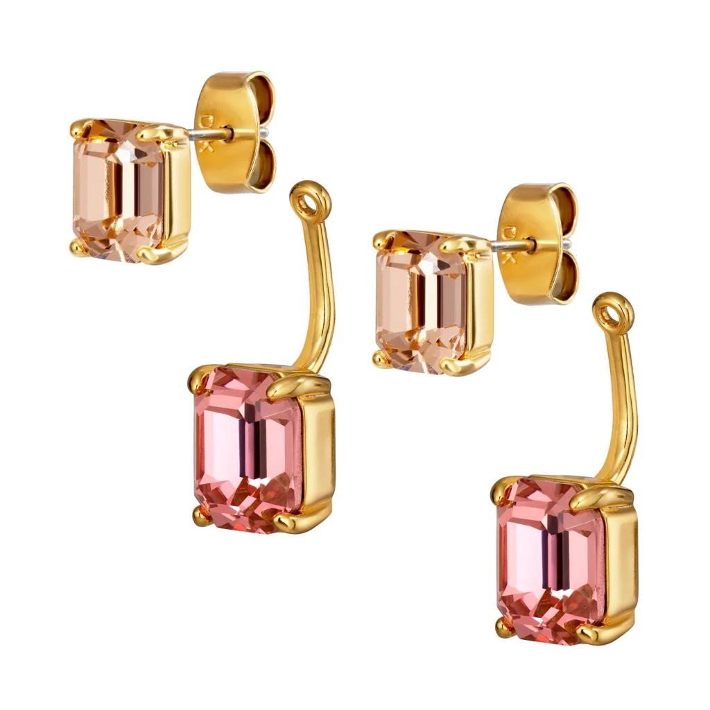 Серьги Dyrberg Kern TETI SG LIGHT ROSE / PEACH 460006