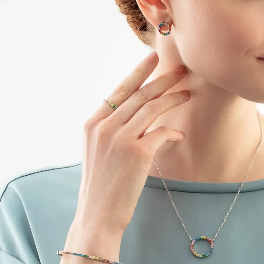 Кольцо Coeur de Lion Multicolour Silver 0146/40-1517 54