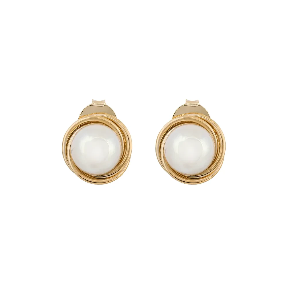 Серьги Fiore Luna WHITE PEARL ACE29685-01 G