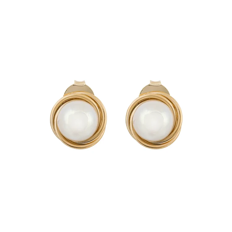 Серьги Fiore Luna WHITE PEARL ACE29685-01 G