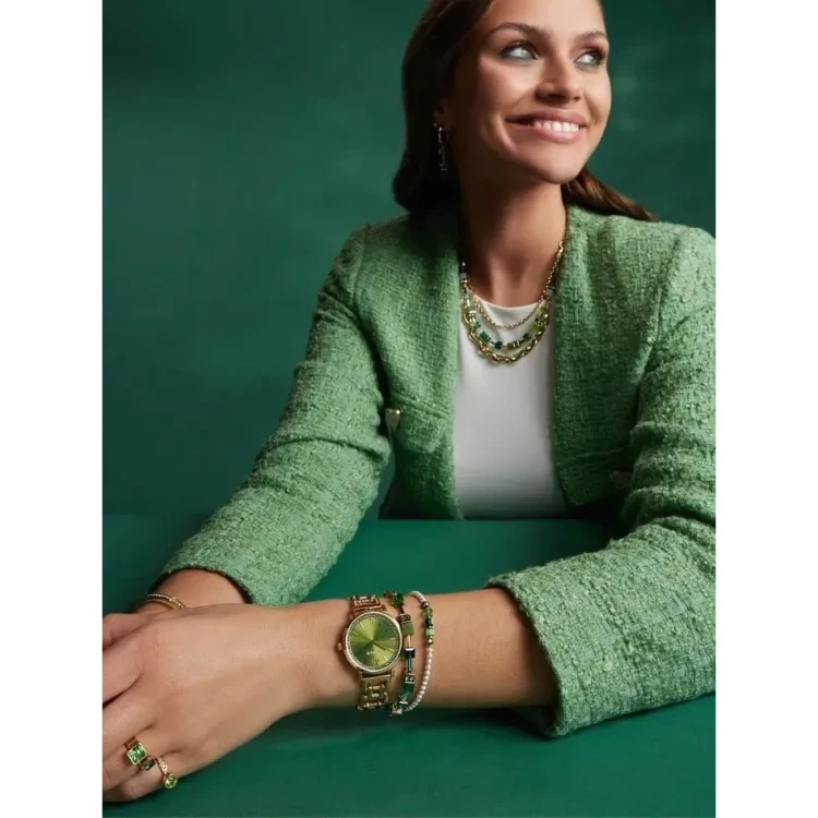 Кольцо Coeur de Lion Green-Gold 0228/40-0516 56