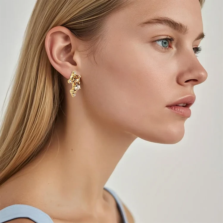 Серьги Dyrberg Kern CURRA SG GOLDEN 480083