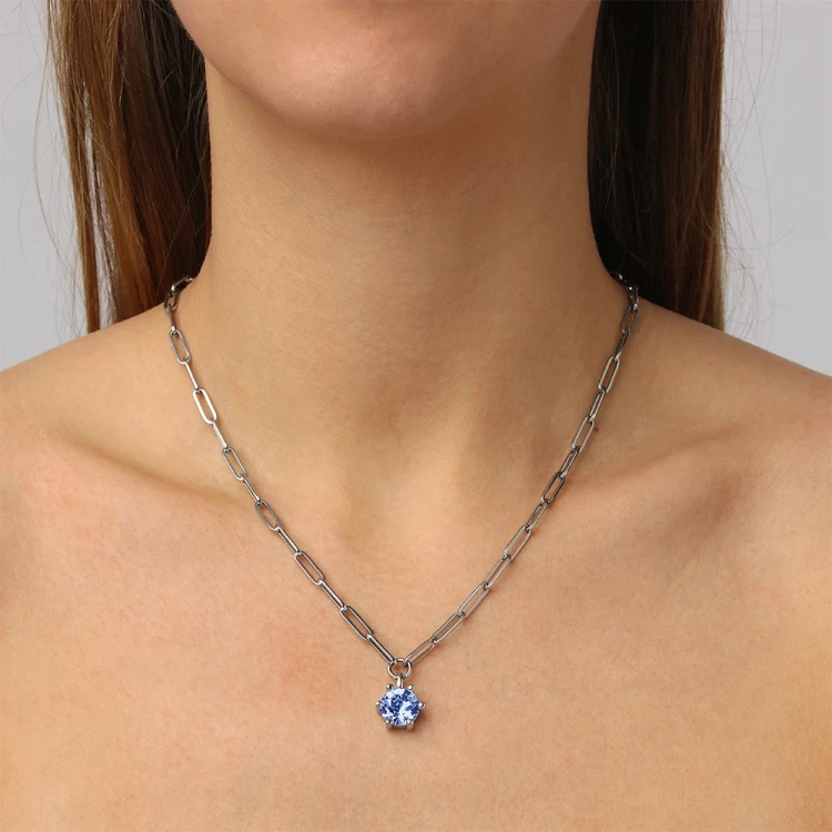 Колье Dyrberg Kern  TESSA SS LIGHT BLUE 480131