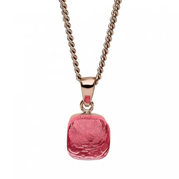 Колье Qudo Firenze padparadscha 400098.1 R/RG