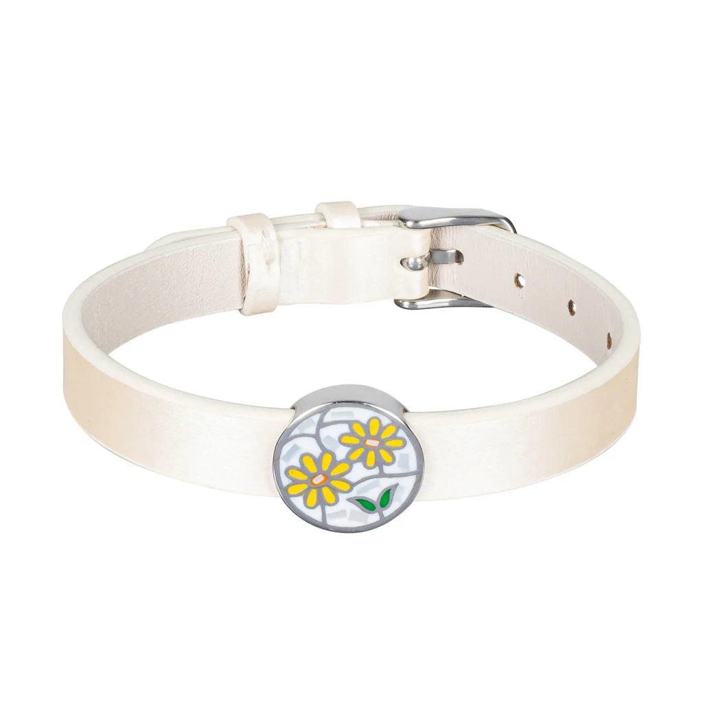 Браслет Fiora Luna на кожаном бежевом ремешке CB03790-4 S