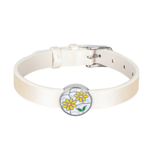 Браслет Fiora Luna на кожаном бежевом ремешке CB03790-4 S