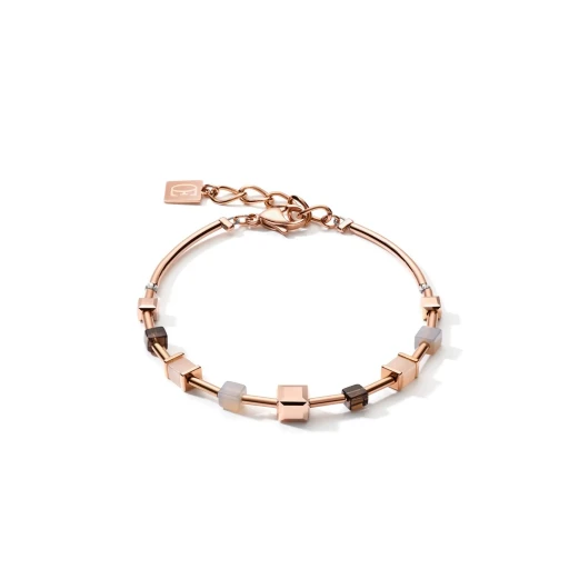 Браслет Coeur de Lion Rose Gold Brown 5059/30-1100