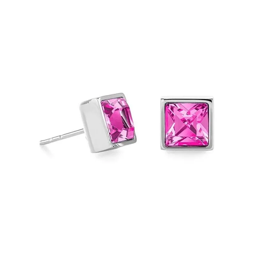 Пусеты Coeur de Lion Pink-Silver 0500/21-0417