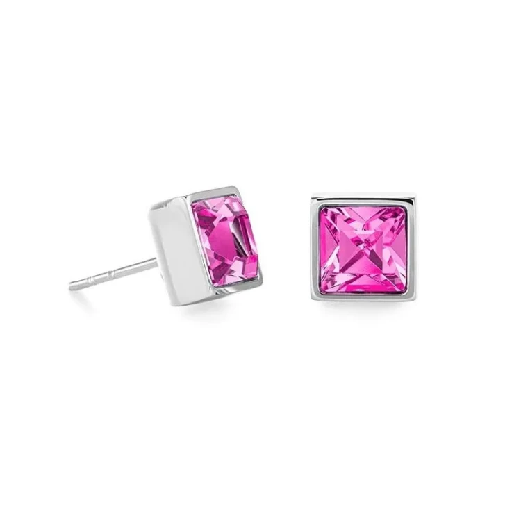 Пусеты Coeur de Lion Pink-Silver 0500/21-0417