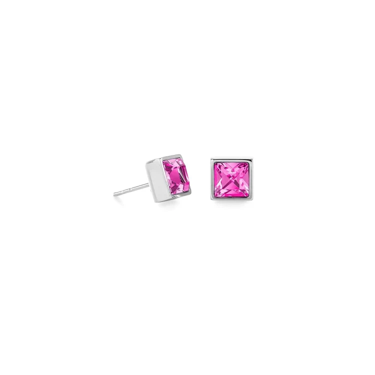 Пусеты Coeur de Lion Pink-Silver 0500/21-0417