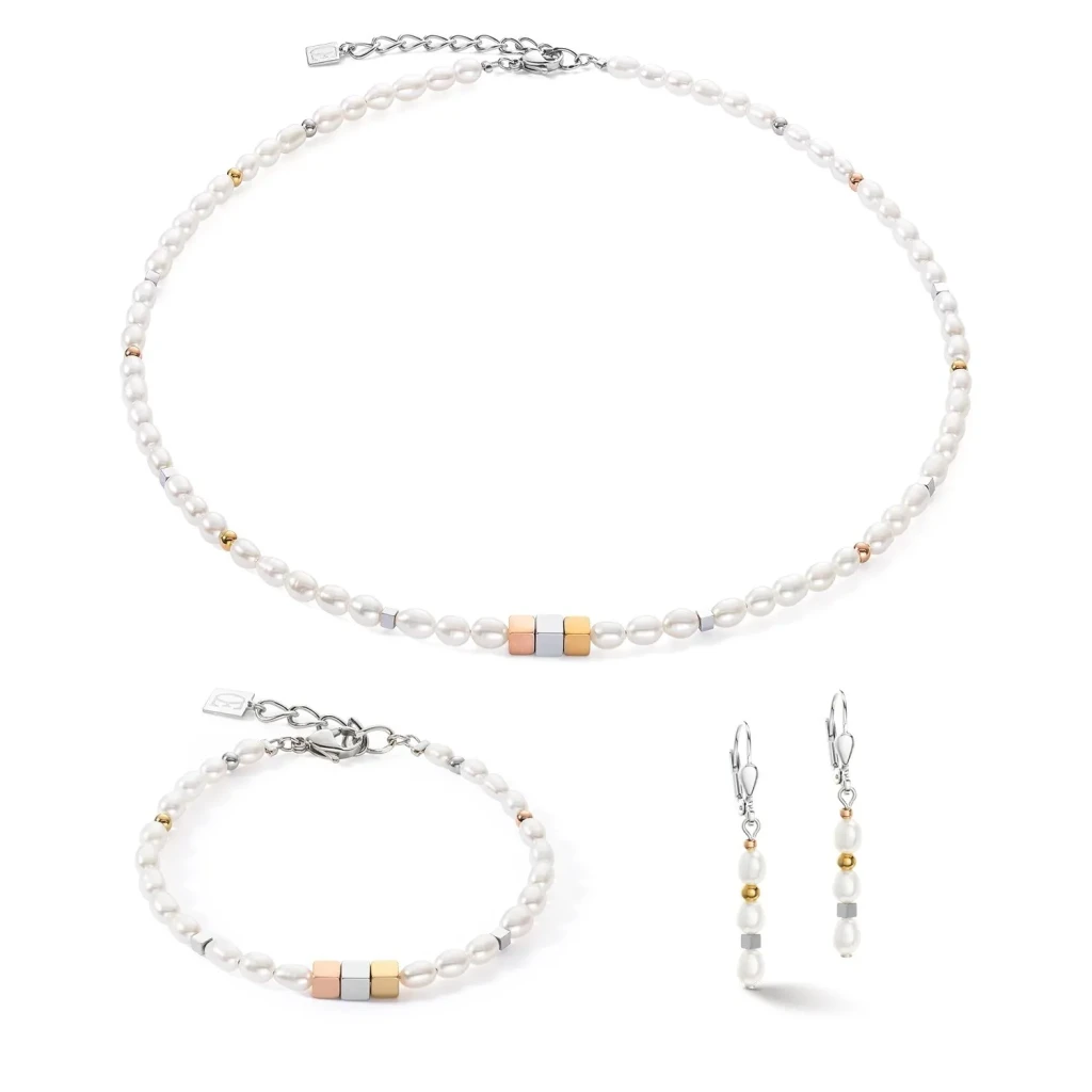 Серьги Coeur de Lion White-Tricolour 1107/20-1642
