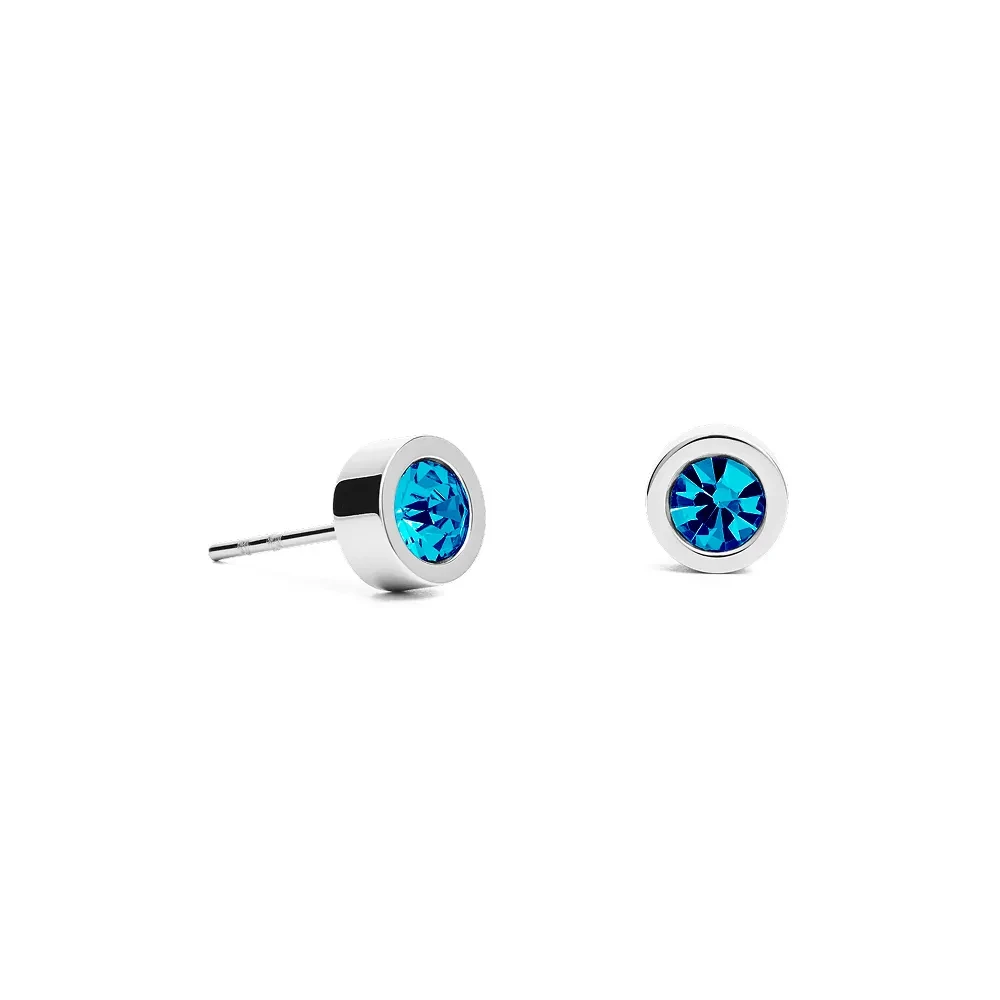 Пусеты Aquamarine 6х3 SWE126 AQ S