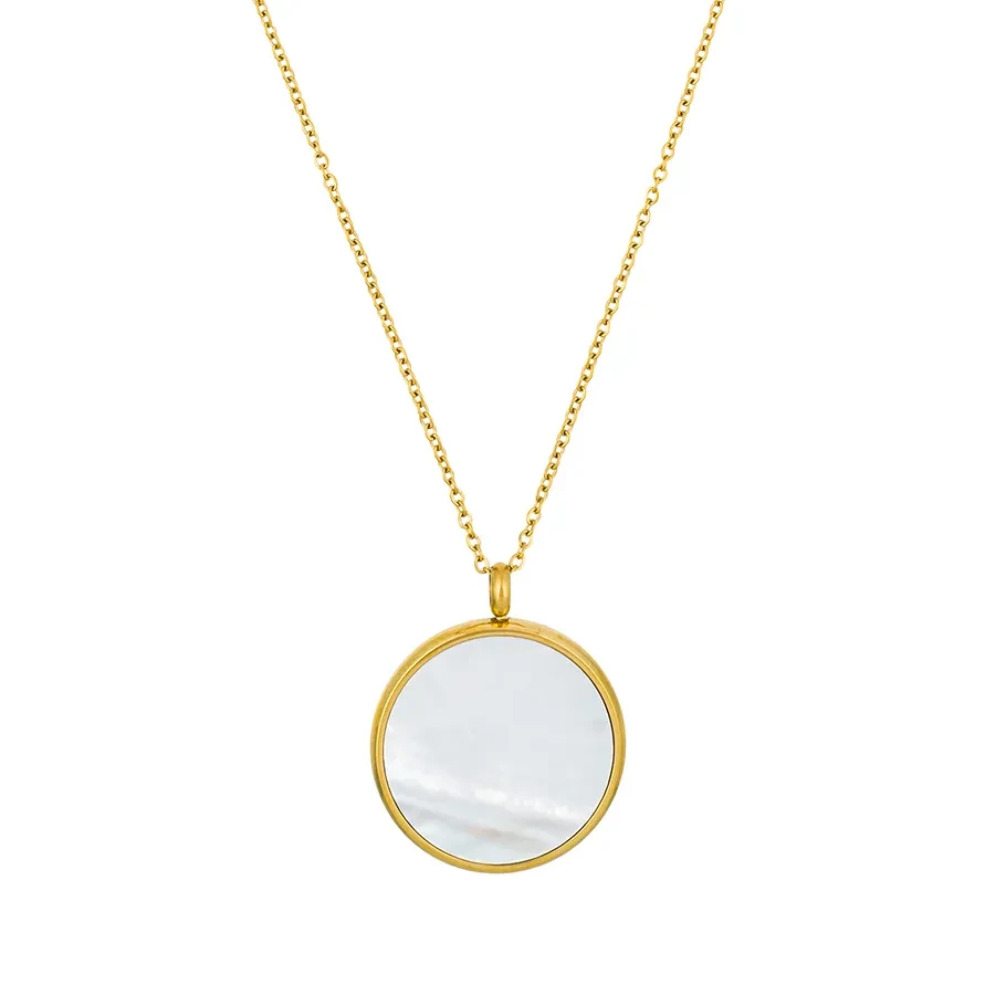 Колье Fiore Luna SHELL WHITE BP01734-3 BW/G