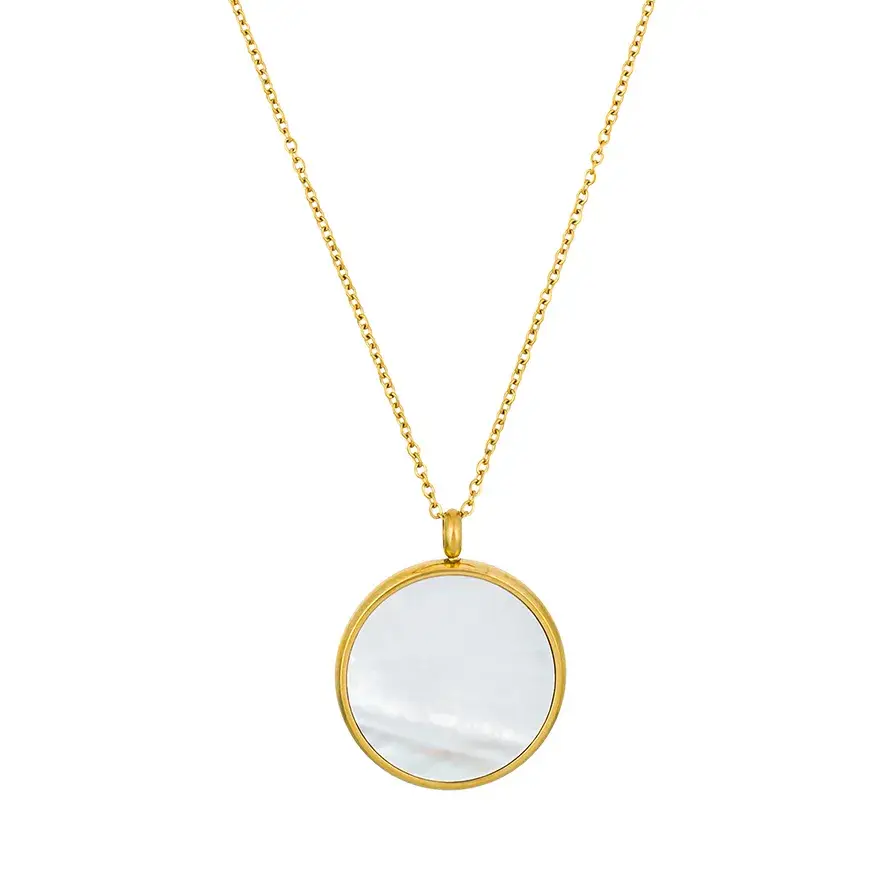 Колье Fiore Luna SHELL WHITE BP01734-3 BW/G