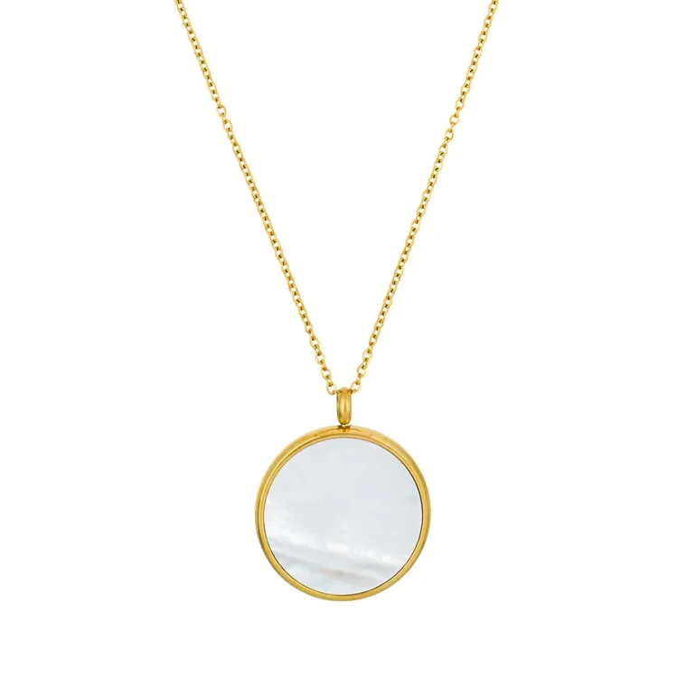 Колье Fiore Luna SHELL WHITE BP01734-3 BW/G