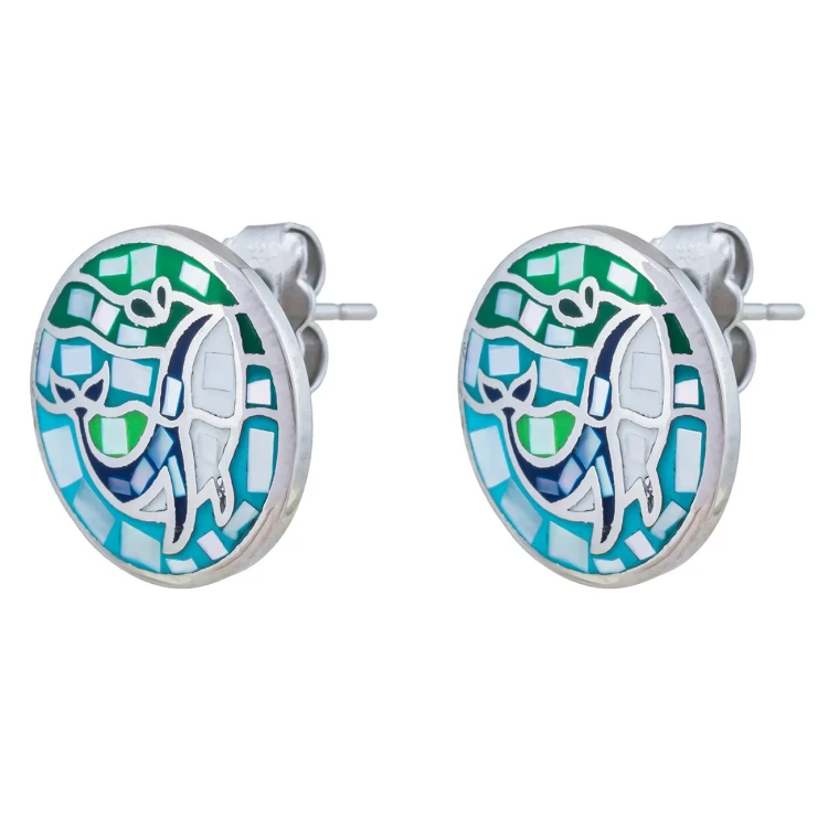 Серьги Fiore Luna ORCA AE03188-3 BL/S