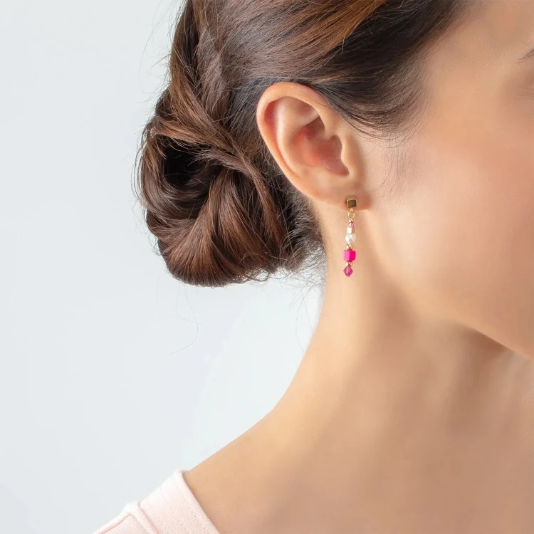 Серьги Coeur de Lion Pink-Gold 4355/21-0416
