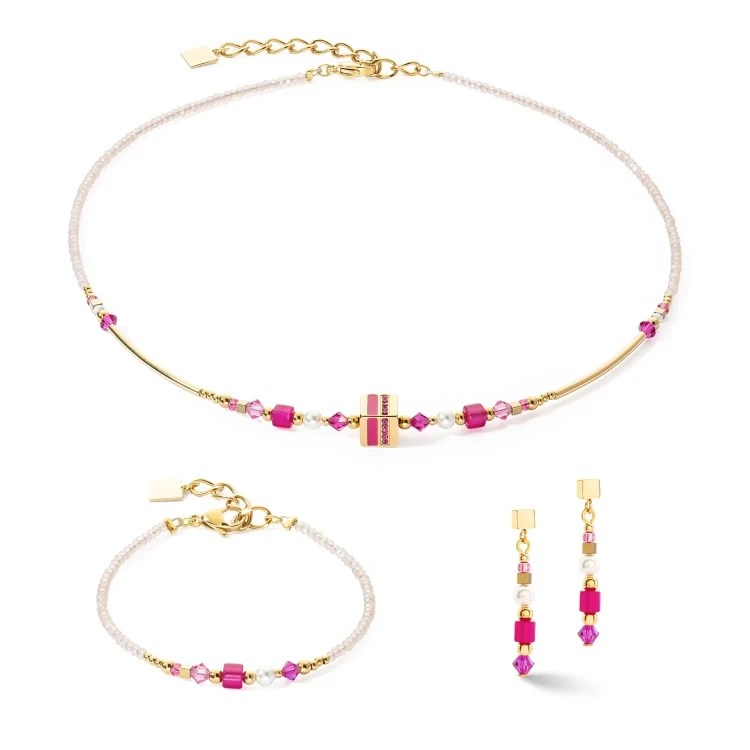Серьги Coeur de Lion Pink-Gold 4355/21-0416
