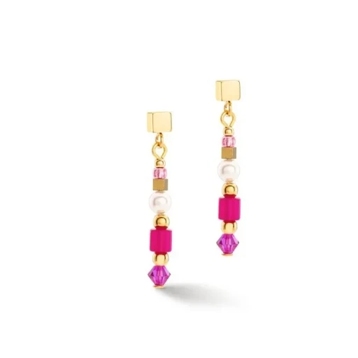 Серьги Coeur de Lion Pink-Gold 4355/21-0416