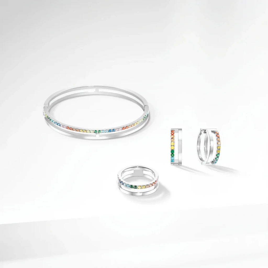 Кольцо Coeur de Lion Multicolour Silver 0136/40-1517 54