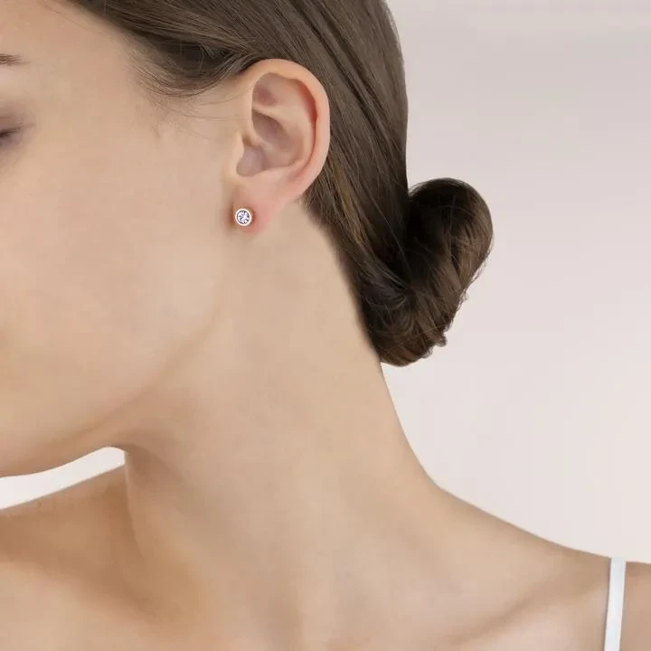 Серьги Coeur de Lion Lilac 0228/21-0829
