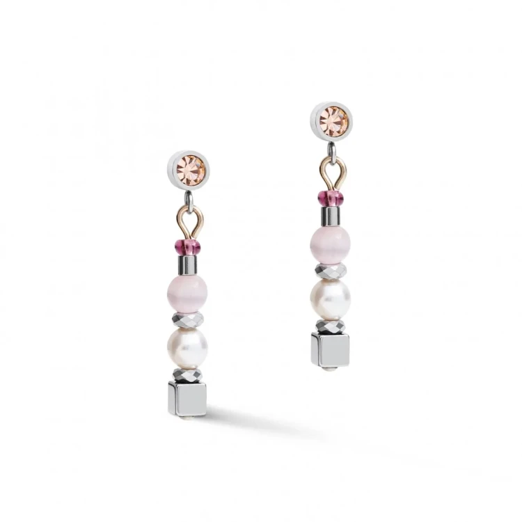 Серьги Coeur de Lion Lilac-Beige 5045/21-0836