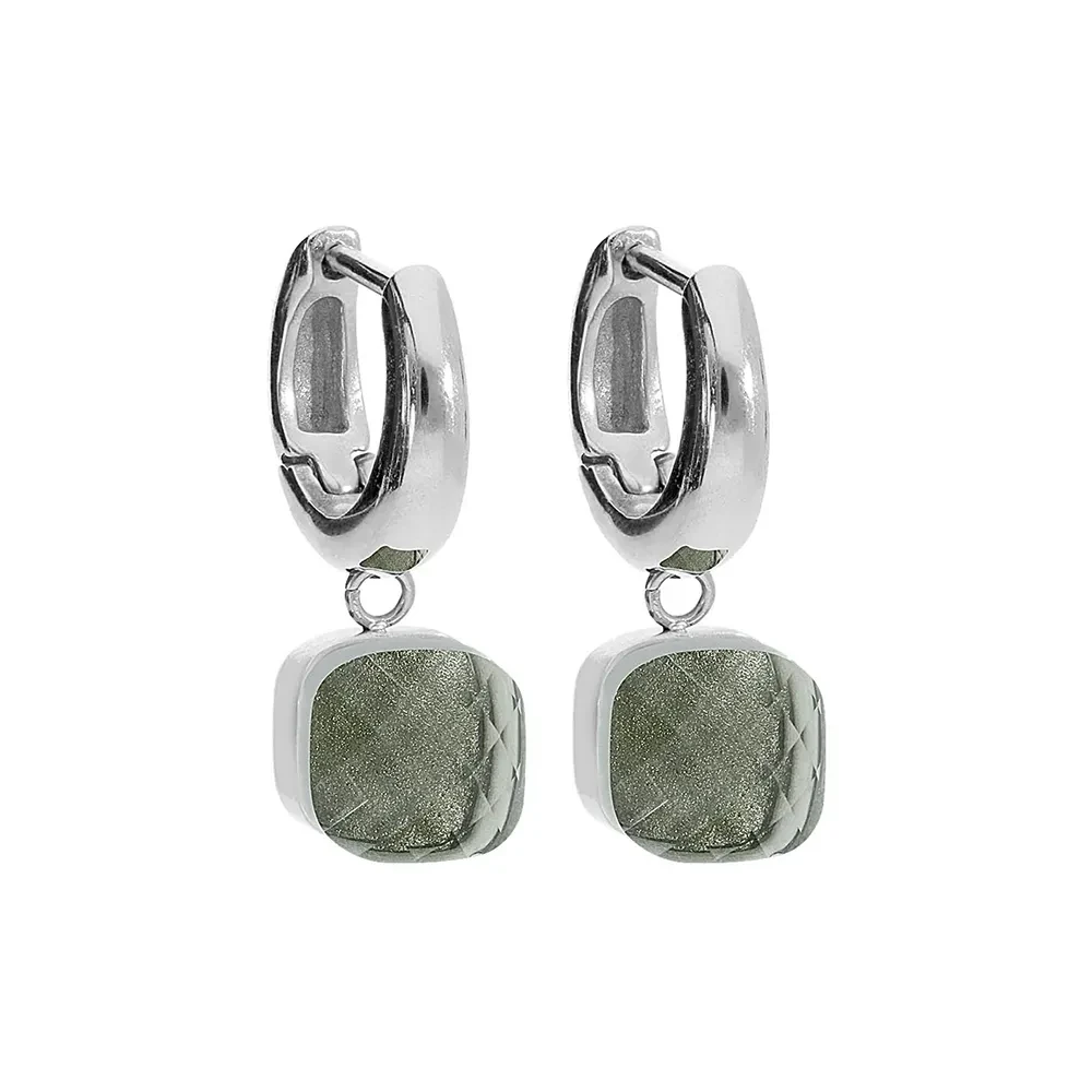Серьги Qudo FIRENZE (S) Smoky Quartz 107000/20-5110