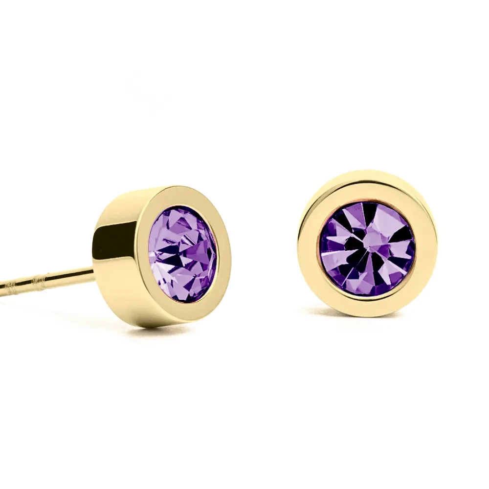 Пусеты Amethyst 5х2.5 SWE125 AM G