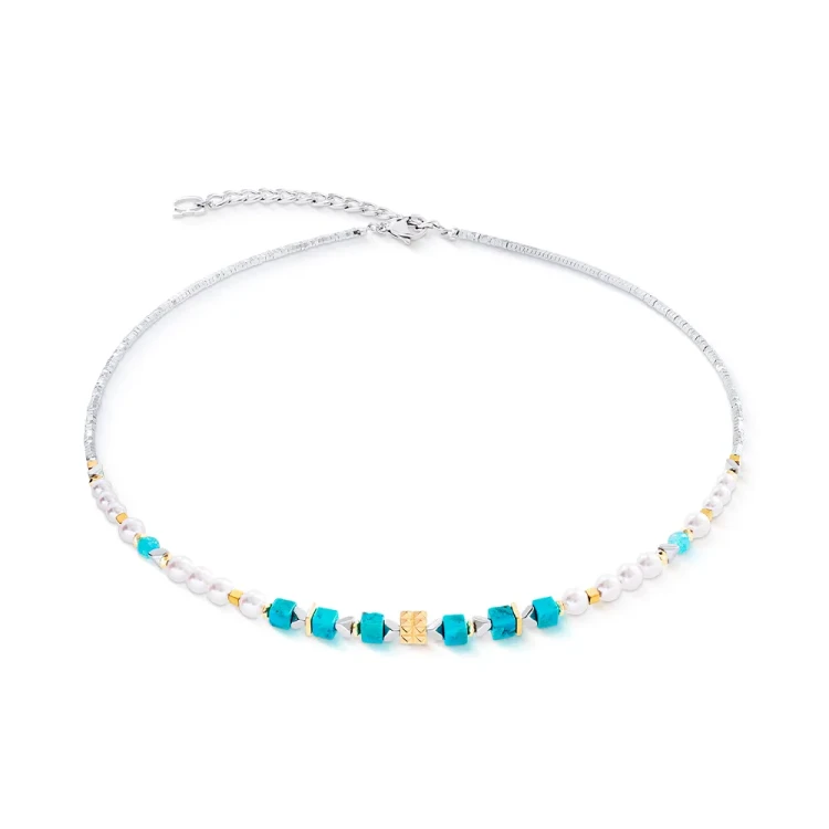 Колье Coeur de Lion Turquoise 4314/10-0600