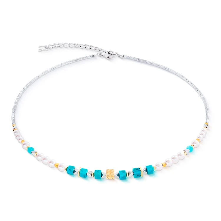Колье Coeur de Lion Turquoise 4314/10-0600