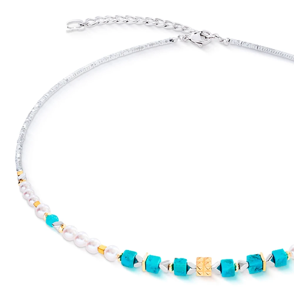Колье Coeur de Lion Turquoise 4314/10-0600