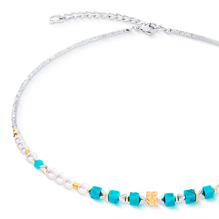 Колье Coeur de Lion Turquoise 4314/10-0600