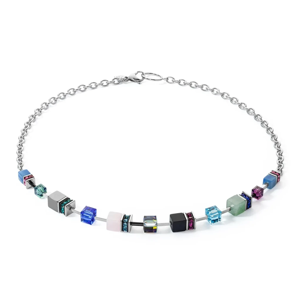 Колье Coeur de Lion Multicolour Gemstone 3040/10-1561