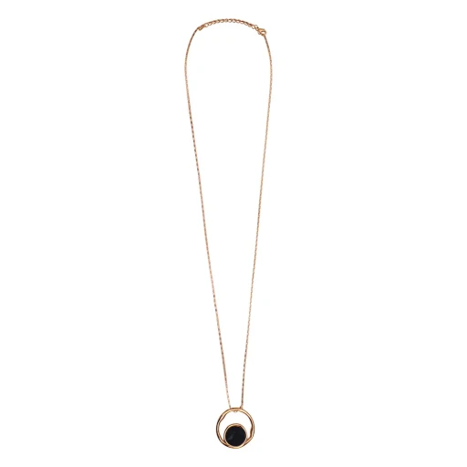 Колье Fiore Luna Onyx B2003NM-N01.2 BW/RG